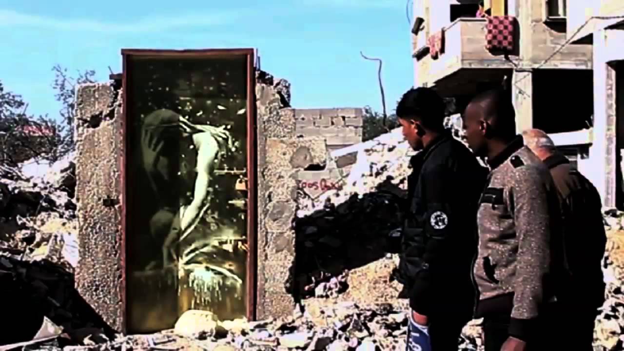 I graffiti di Bansky a Gaza