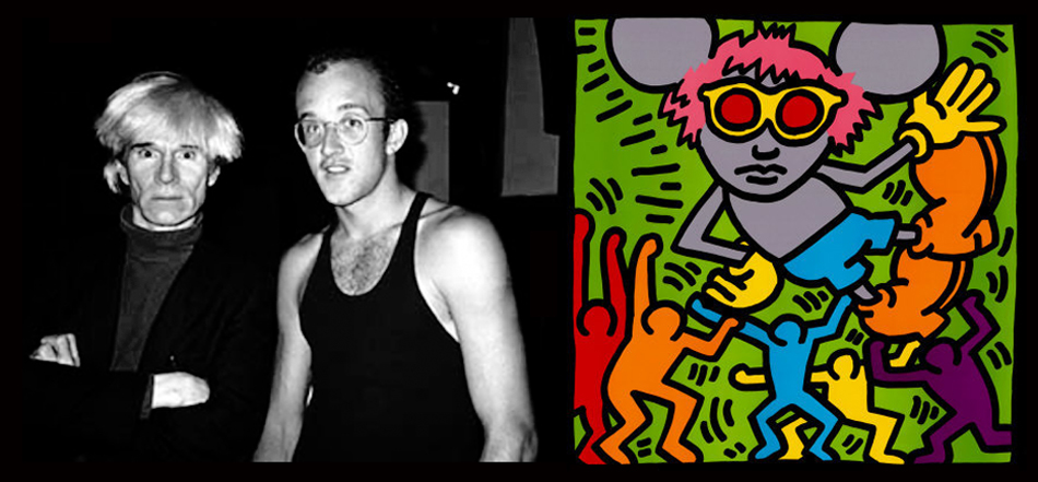 Keith Haring Andy Warhol Pop Art