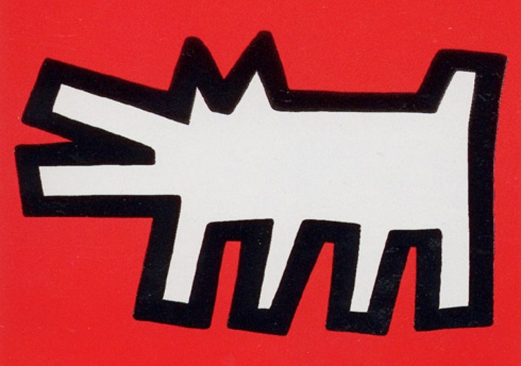 Keith Haring paintings dog